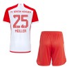 Oficiální Fotbalový Dres FC Bayern Mnichov Thomas Muller 25 Domácí 2023-24 pro Děti